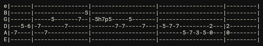 guitar tab